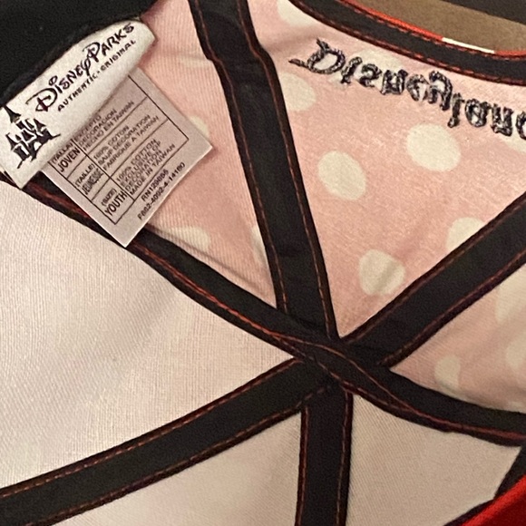 Disney Minnie Mouse Ears Red & White Polka Dot Cap/Baseball Cap Youth EUC - Picture 6 of 6